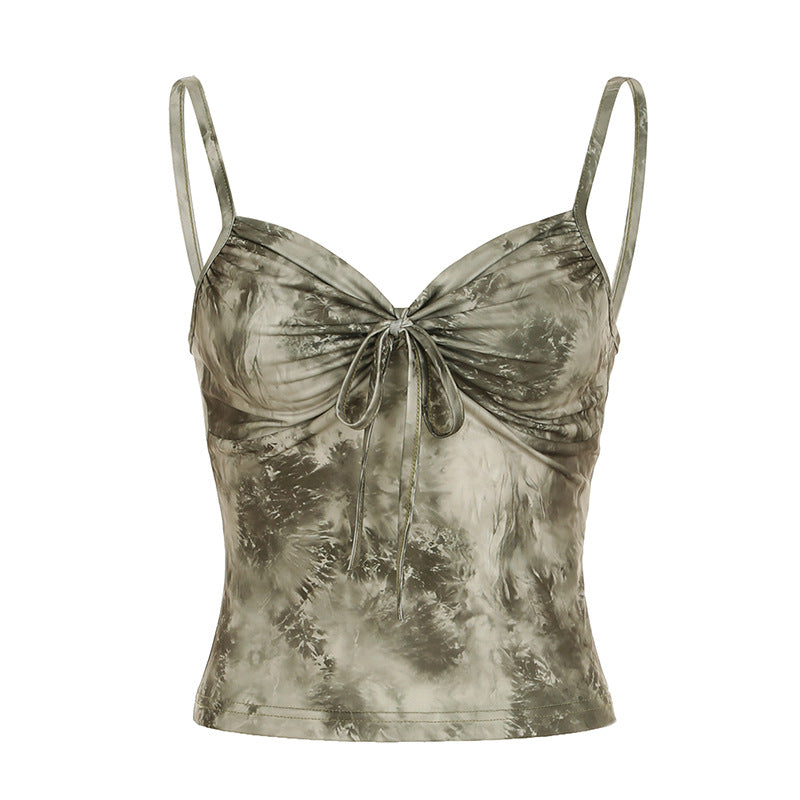 Innocent - Allure Tie - Dye Lace - Up Corset Camisole