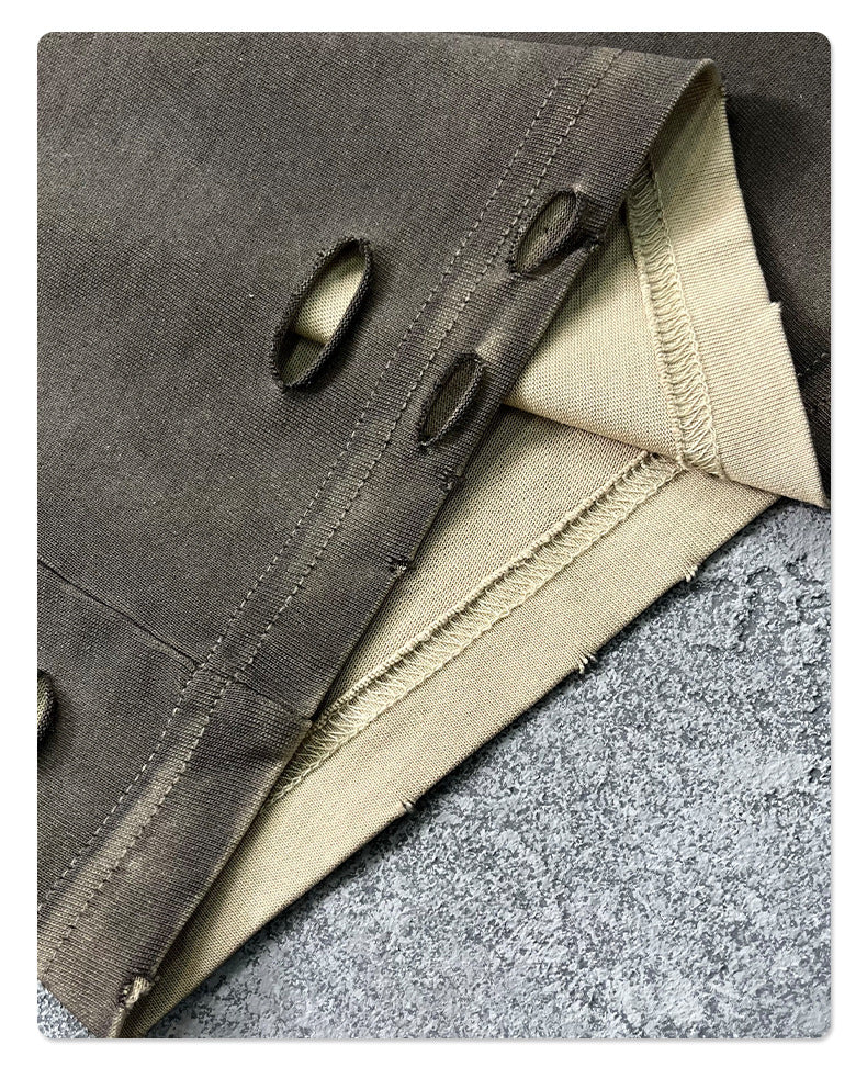 Streetwear Dark Gothic Shark Graphic Printed T-Shirt