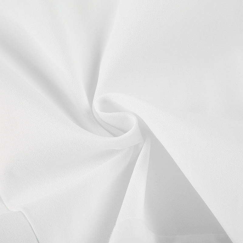 Embroidered Corset - Waist Puff - Sleeve Shirt