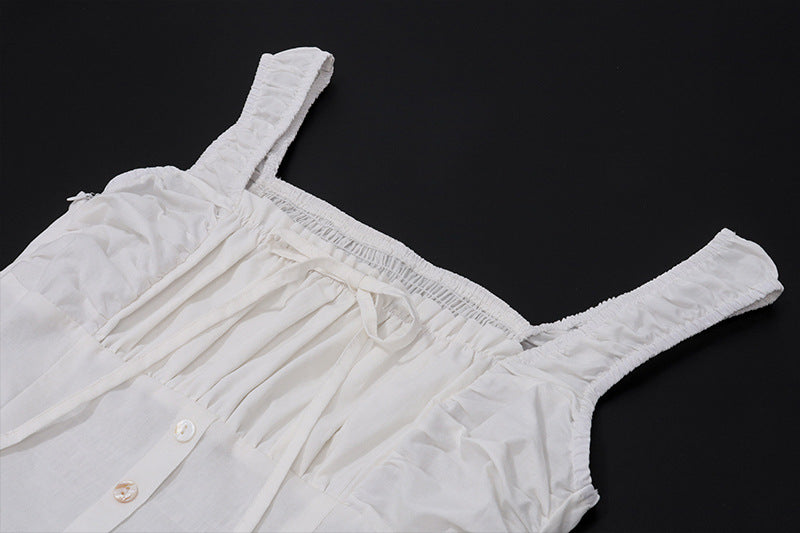 Ruffled Slip Maxi Dress