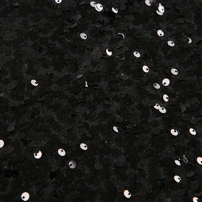 Sexy Sheer Sequin Cami Top