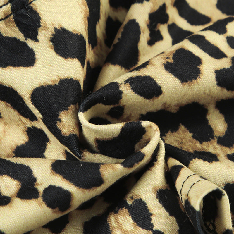 Spice Girl Leopard - Print Lace - Spliced Corset