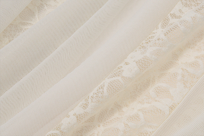 Lace Halter Mermaid Gown