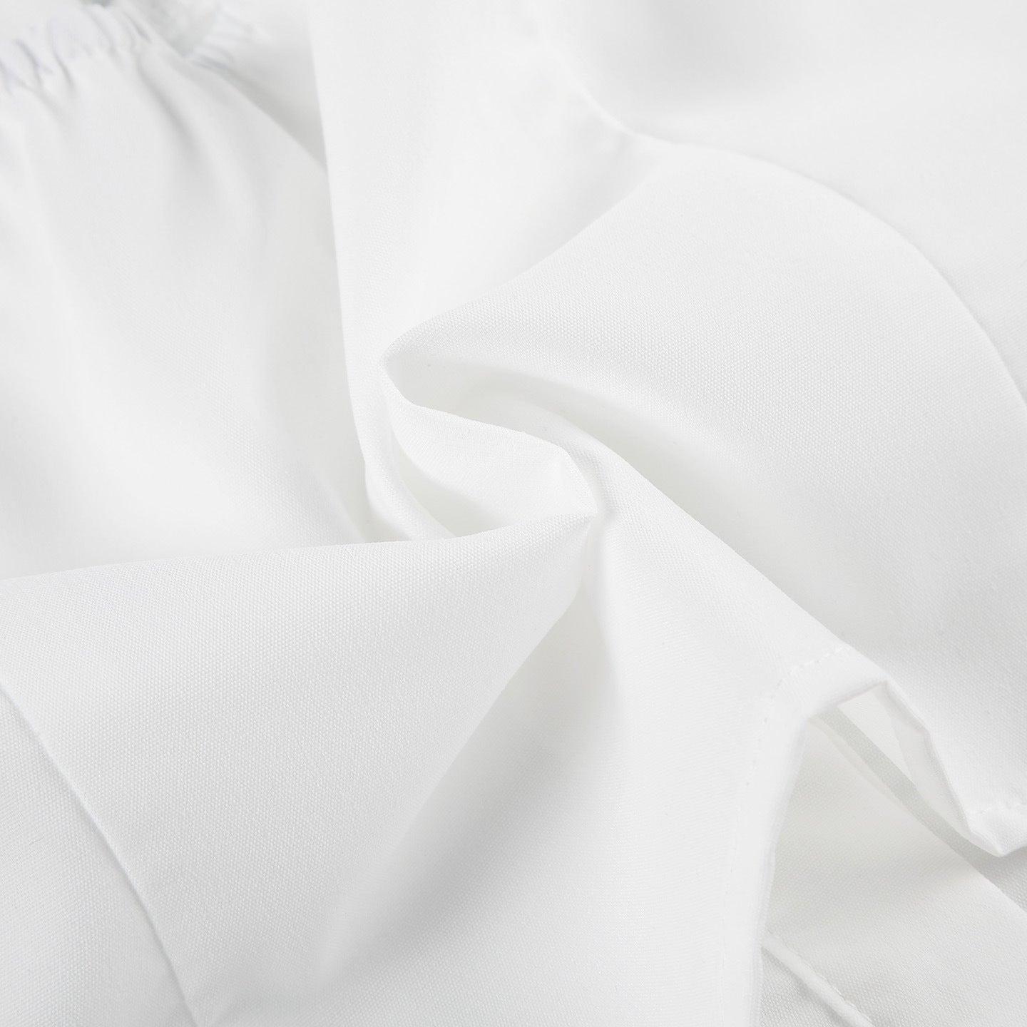 Chic Halter Collar White Crop Shirt