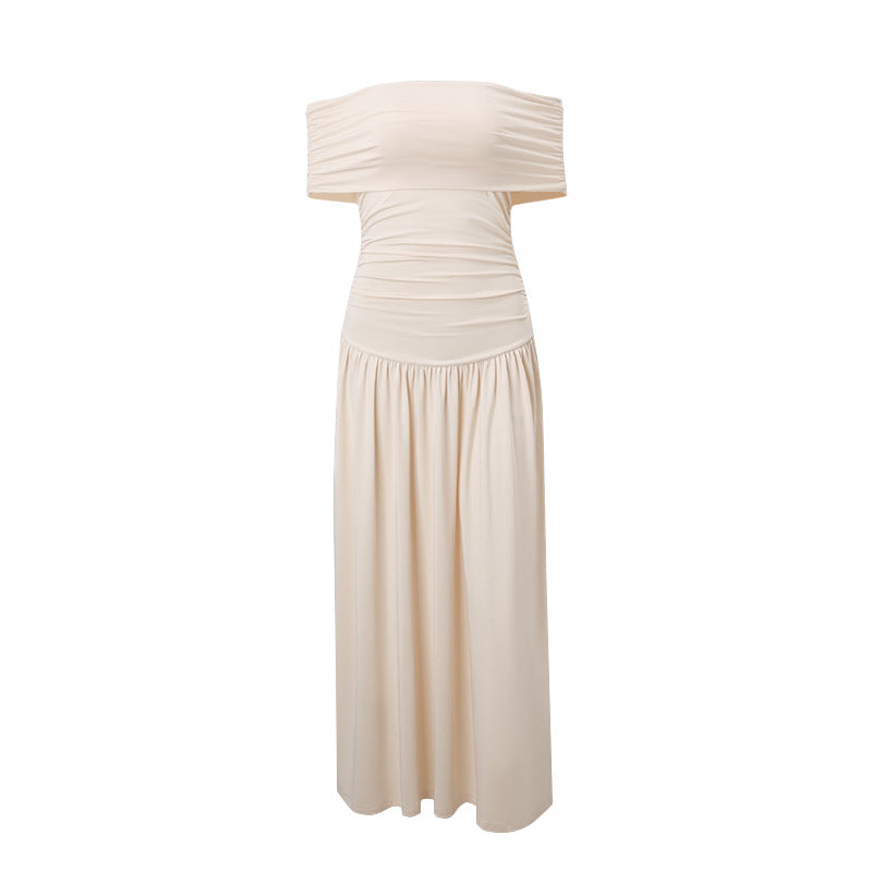 French Elegant Strapless Dress