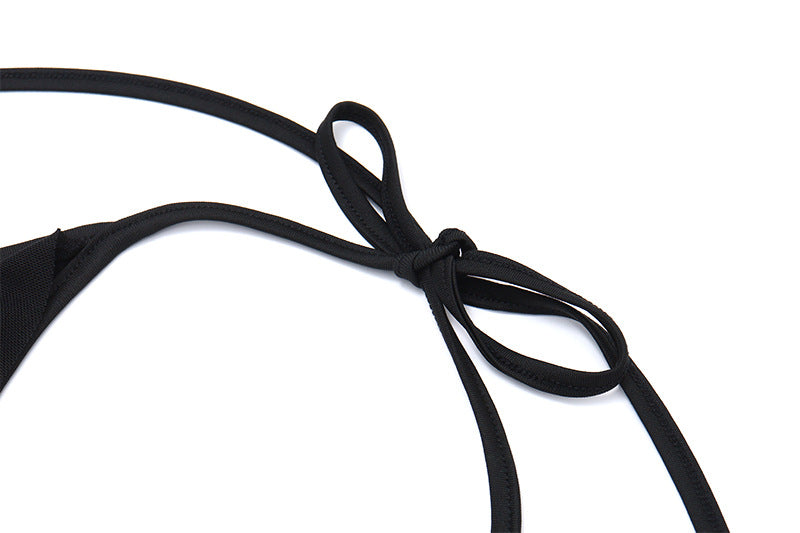 Halter Neck Ruffle Asymmetric Dress