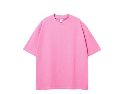 275g Earth-Tone Loose-Fit Solid Cotton T-Shirt