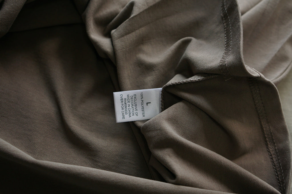 Basic - Style Embossed Loose Short - Sleeve Top