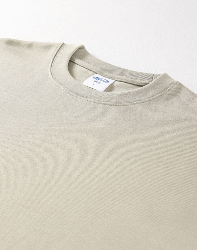 385G Heavyweight Solid Loose-Fit T-Shirt