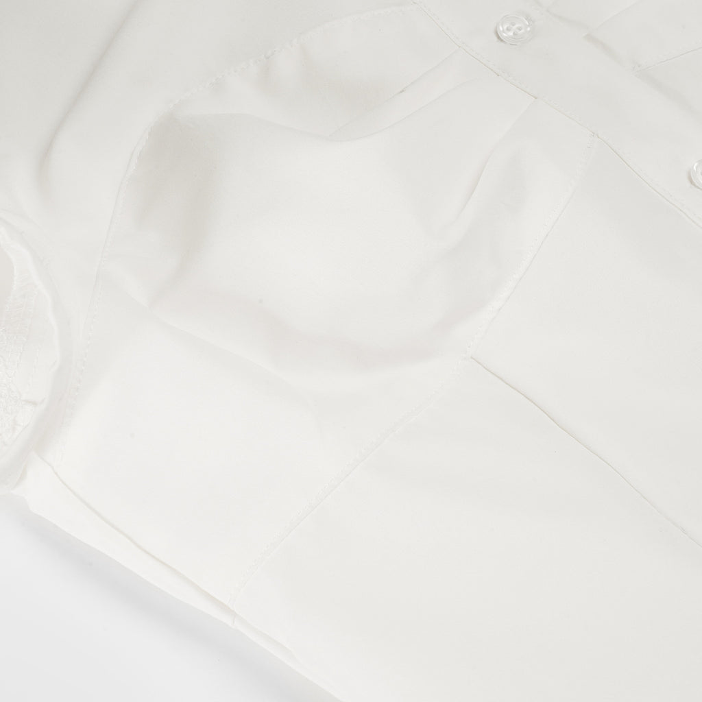 Classic Office Short - Sleeve White Shirt