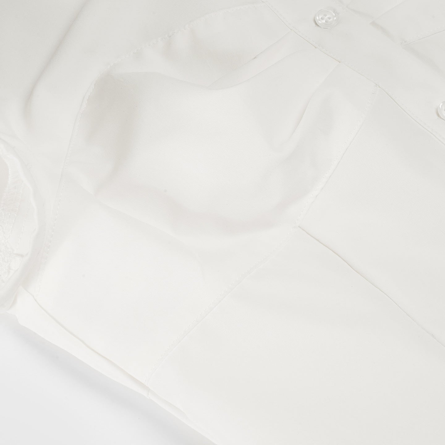 Classic Office Short - Sleeve White Shirt