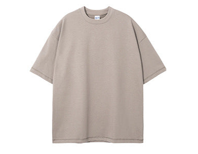 385G Heavyweight Solid Loose-Fit T-Shirt