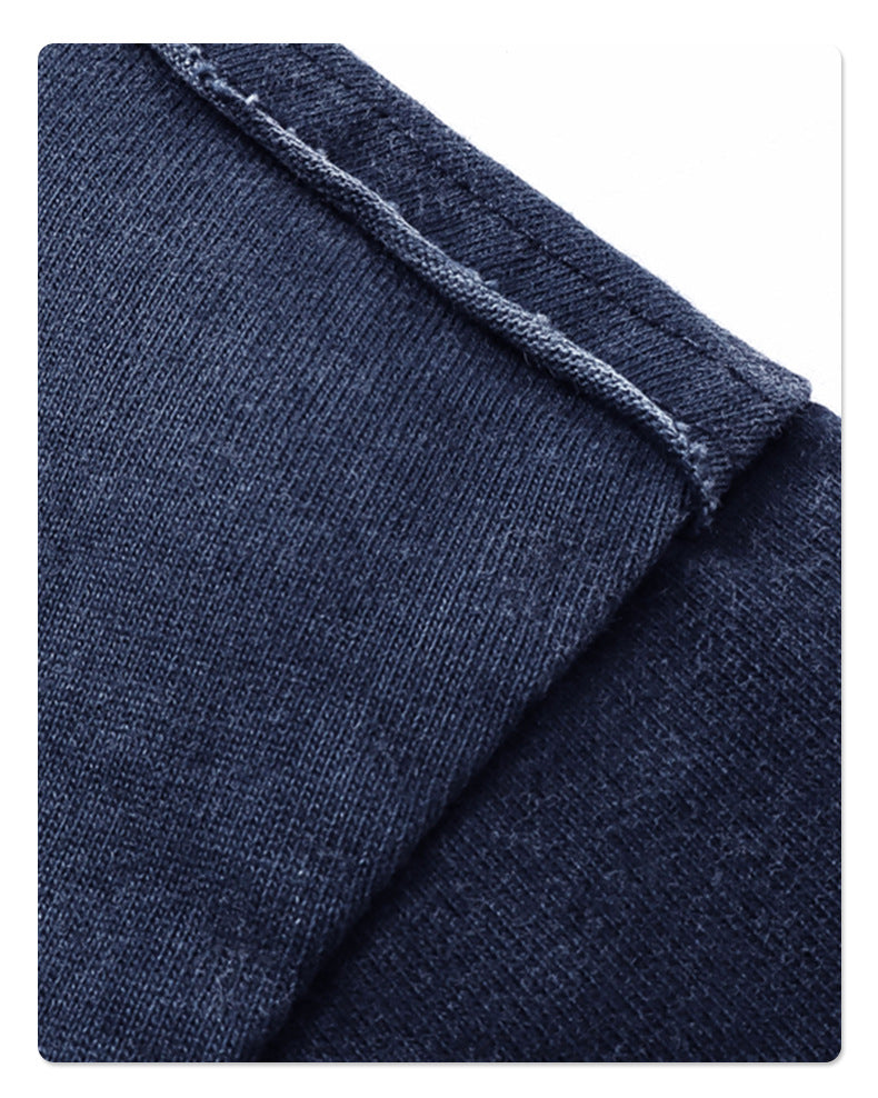 Vintage Washed Ribbed Crew - Neck Loose Short - Sleeve T - Shirt