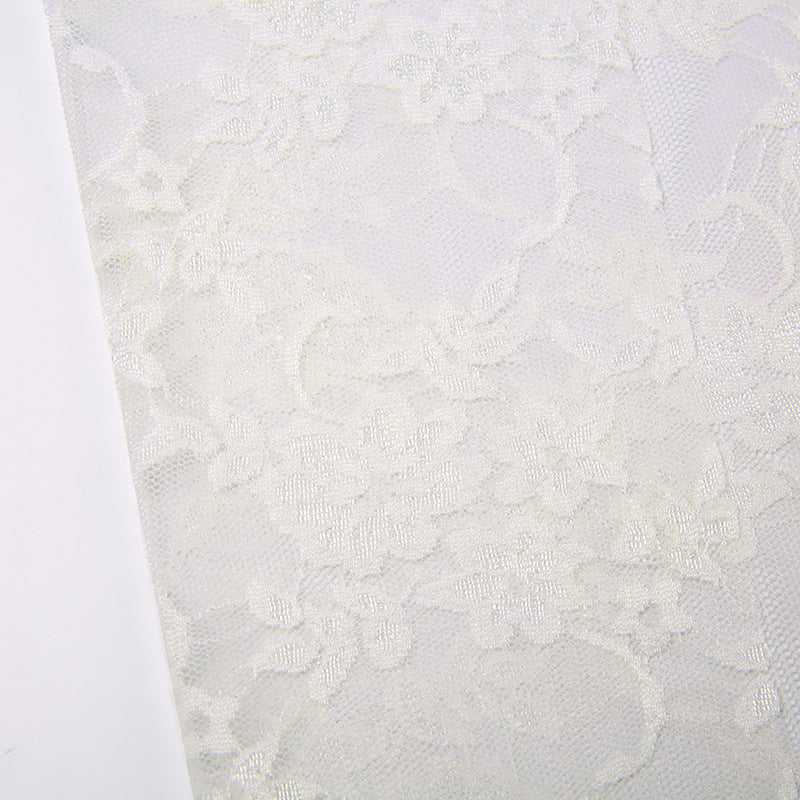 Lace Mesh Bandeau Top