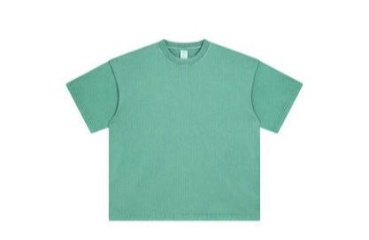 250G Vintage Washed Distressed Loose-Fit Cotton T-Shirt