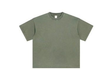 250G Vintage Washed Distressed Loose-Fit Cotton T-Shirt