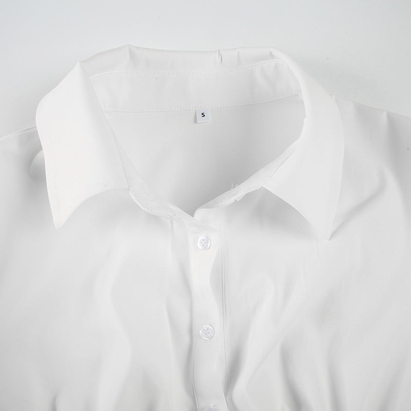 Embroidered Corset - Waist Puff - Sleeve Shirt